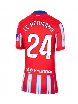 Atletico Madrid Robin Le Normand #24 Replika Hemmakläder Dam 2024-25 Kortärmad